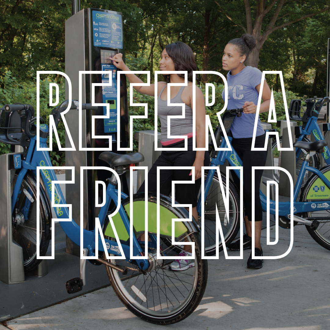 Refer a Friend FREE Daily Pass Bike Chattanooga